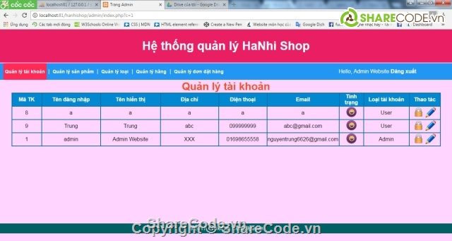 đồ án web php,website bán hàng,web php,Web bán hàng,bán hàng,web bán quần áo